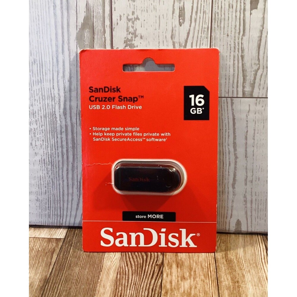 SanDisk 16GB Cruzer Snap USB 2.0 Flash Drive